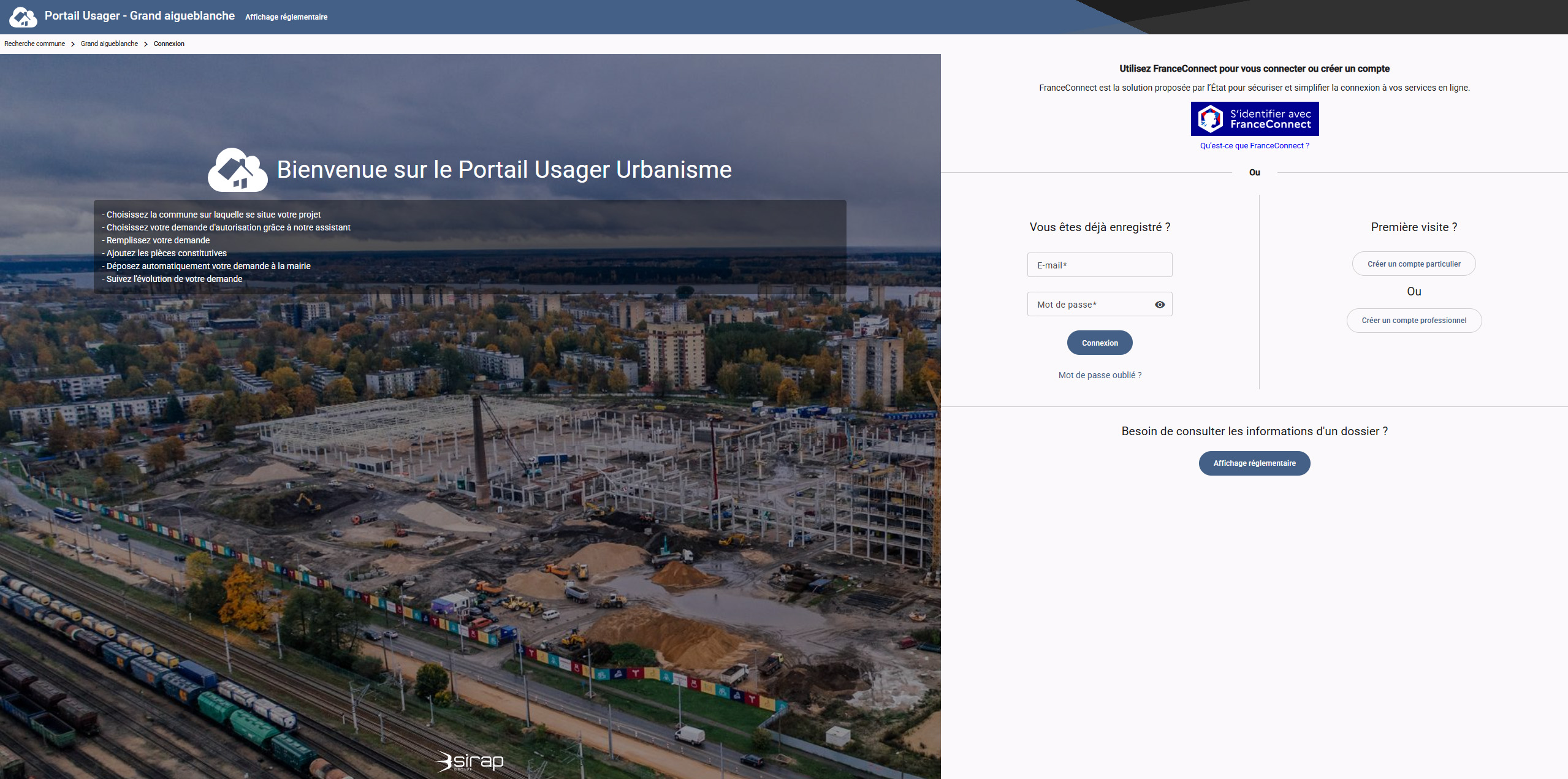 Accueil Portail Usagers Urbanisme